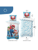 Super Mario Bettwäsche-Set "Nintendo Super Mario" in Weiß / Blau