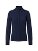 CASH-MERE.CH Cardigan mit Reissverschluss in Navy Blau