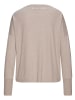 ELBSAND Longsleeve in taupe meliert