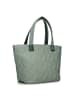 Zwei Cleo Shopper Tasche 42 cm in eucalyptus new