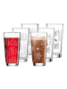Ritzenhoff & Breker 6er Set Trinkgläser Winter Xmas in 380 ml in transparent