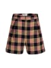 Rich & Royal Shorts Check Shorts Ecovero in blau