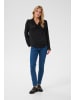 Kaffe Langarm-Bluse KAariel Regular fit in Black Deep