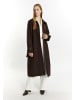 DreiMaster Damen Übergangsmantel Aus Wollgemisch in Braun