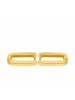 Amor Creolen Silber 925, rhodiniert in gold