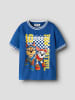 name it Patrol T-Shirt Nmmmargo Paw in lapis blue