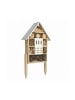 relaxdays Insektenhotel in Natur/ Silber - (B)38 x (H)77 x (T)10 cm