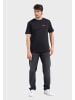 OLDSKULL T-Shirt Wrldvibe Tentacle Spectacle Logo Graphic in Black
