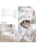 roba Beistellbett safe asleep® 2in1 höhenverstellbar mit Matratze & Barriere