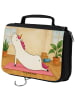 Mr. & Mrs. Panda Kulturtasche Einhorn Yoga Design ohne Spruch in Weiß