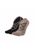 MUNADUNA 2er-Pack Pilates-Zehensocken im Leopardenmuster Farb-Mix
