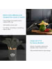Intirilife 12-teiliges Küchenutensilien Set mit Zange Schneebesen in Schwarz