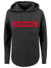 F4NT4STIC Oversized Hoodie Retro Gaming MicroProse in charcoal