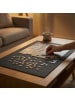 relaxdays Puzzlebrett in Grau - (B)80 x (T)58 cm