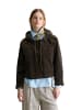 Marc O'Polo DENIM Kapuzen-Cordbluse relaxed in Black Espresso