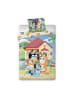 Bluey Family Home Kinderbettwäsche Kindergarten