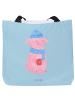 Mr. & Mrs. Panda Einkaufstasche Schweinchen Glühwein ohne Spruch in Eisblau