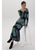 Aniston SELECTED Maxikleid in marine-türkis-schwarz