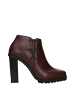 Max Mara Braun Leder Knöchel Stiefel