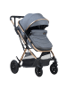 Kikkaboo Kombikinderwagen Kaia 3 in 1 in grau