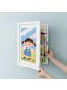 relaxdays Kinder-Bilderrahmen in Weiß - 32 x 25,5 cm