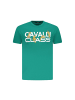 cavalli CLASS Grün Baumwolle Herren T-Shirt