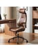 COSTWAY Ergonomischer Bürostuhl in Braun