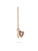 LIEBESKIND BERLIN Halskette Open Heart Amulet in roségold