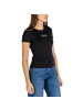 Tommy Hilfiger Schwarz Recycelte Baumwolle T-Shirt