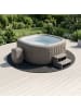 relaxdays Poolunterlage in Schwarz - Ø 4 m