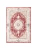 Pergamon Vintage Designerteppich Finesse Orient Medaillon in Rot