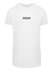 F4NT4STIC Long Cut T-Shirt SIlvester Party Happy People Only in weiß