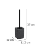 Wenko WC-Bürste VILLATA in Schwarz, (B) 11,2 x (H) 37 x (L) 10 cm