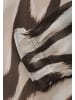 Street One 3/4-Arm Bluse mit Rundhals aus Chiffon in Braun