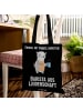 Mr. & Mrs. Panda Shopping Tasche Barista Leidenschaft mit Spruch in Schwarz