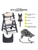 Hauck Beta Plus Dark Grey 5-tlg. Newborn Set - in grau