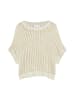 comma Grobstrickpullover in beige silber - 0001