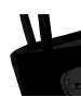 Mr. & Mrs. Panda Tragetasche Malteser Moment mit Spruch in Schwarz