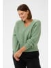 Kaffe Strickpullover KAlianne Loose fit in Sea Spray Melange