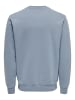 Only&Sons Basic Sweatshirt Langarm Pullover ohne Kapuze ONSCERES in Grau