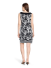 Betty Barclay Jerseykleid ohne Arm in Dunkelblau/Weiß