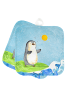 Mr. & Mrs. Panda 2er Set Topflappen  Pinguin Surfer ohne Spruch in Eisblau