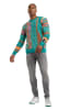 Carlo Colucci Jacquardpullover Dimani in Petrol
