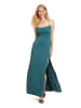 Vera Mont Abendkleid mit Wasserfallausschnitt in Oriental Green