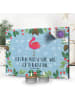 Mr. & Mrs. Panda adventskalender kerzen Flamingo Stolz mit Spruch in Eisblau