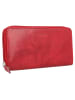mano Donna Aurona Geldbörse RFID Leder 19 cm rot