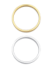 Elli Ring 925 Sterling Silber Bi Color_Tri Color, Ring Set in Silber