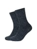 camano Socken cosy mouline Boot 2er Pack black