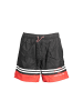 Karl Lagerfeld Schwarze Polyester-Badeshorts