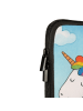 Mr. & Mrs. Panda Laptoptasche Einhorn Happy Design mit Spruch in Weiß